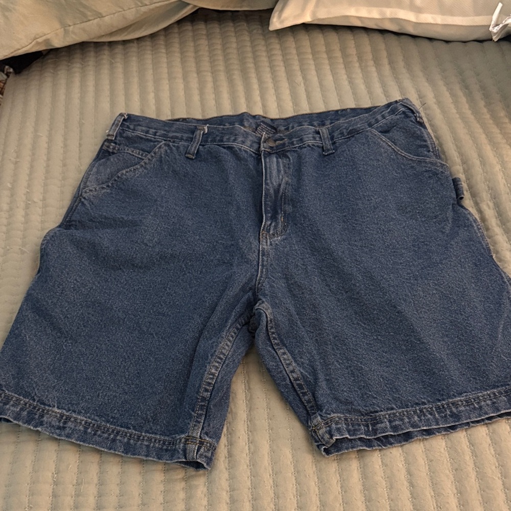 Stylish Blue Denim Men's Jean Shorts